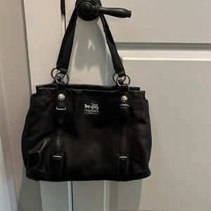 Coach Black Leather Handbag